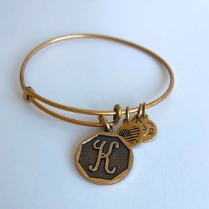 Alex & Ani bangle, gold